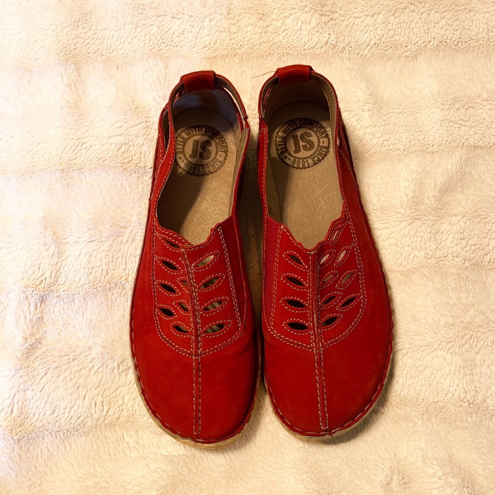 Josef Seibel red shoes